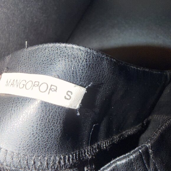 Black Faux Leather Mini Skirt – Size S - Like New - Picture 4 of 6